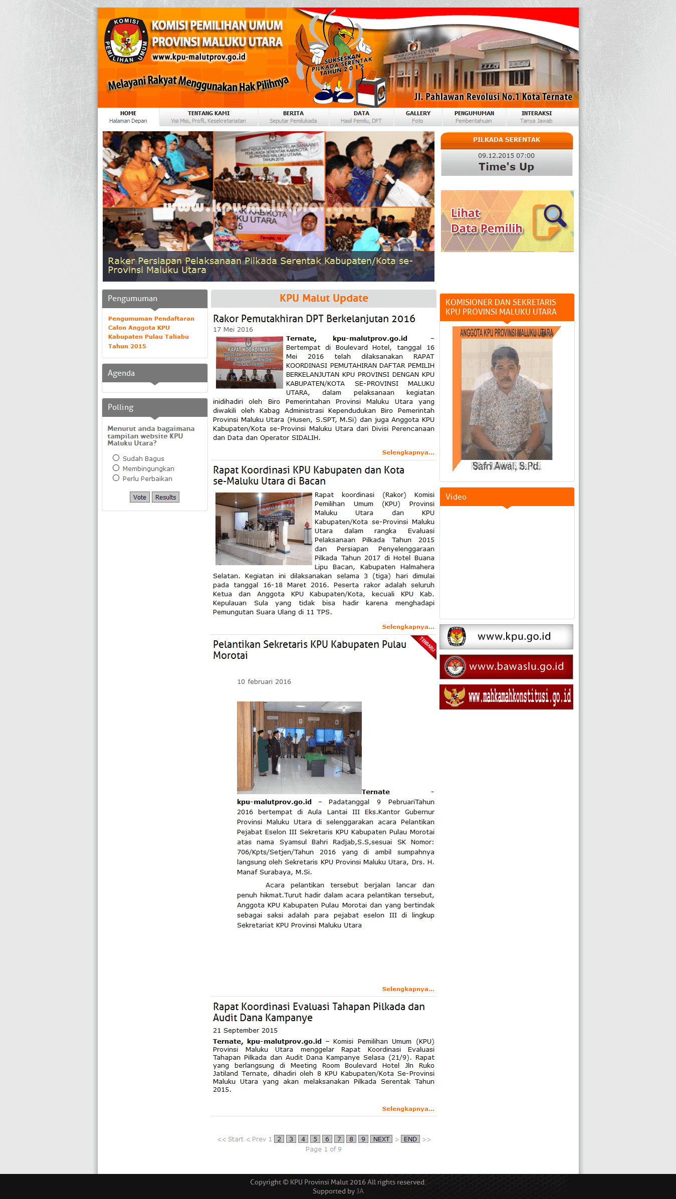 KPU PROVINSI MALUKU UTARA