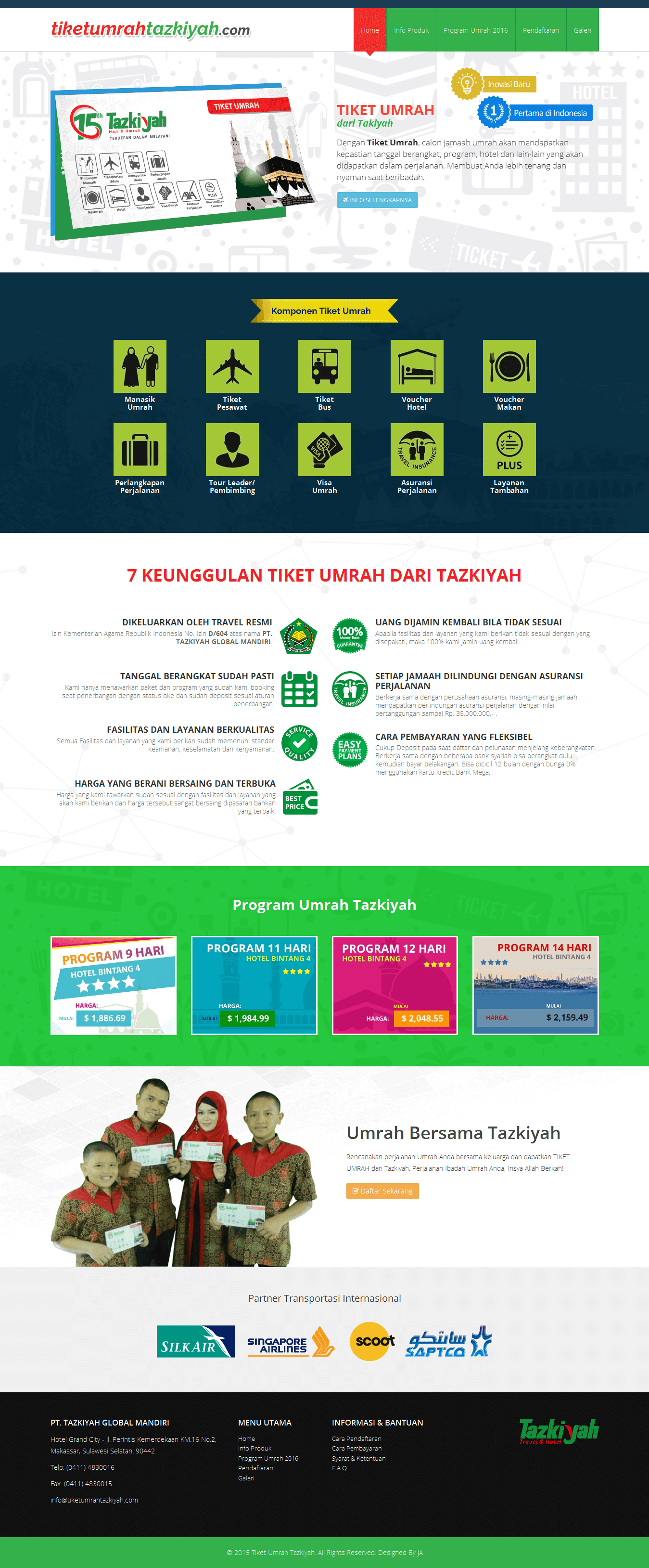 TIKET UMRAH TAZKIYAH